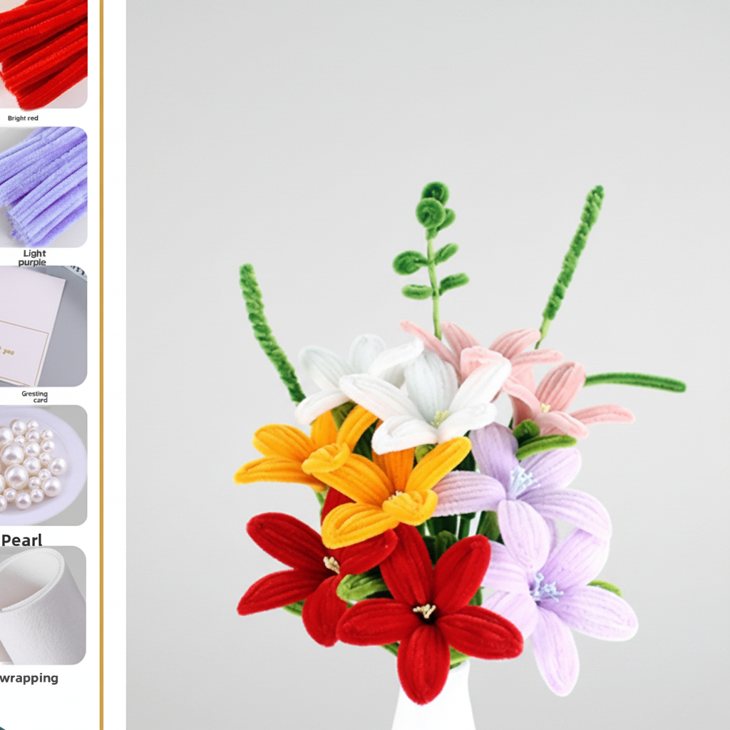 The "Everlasting Bloom" Plush Sculpture Collection
