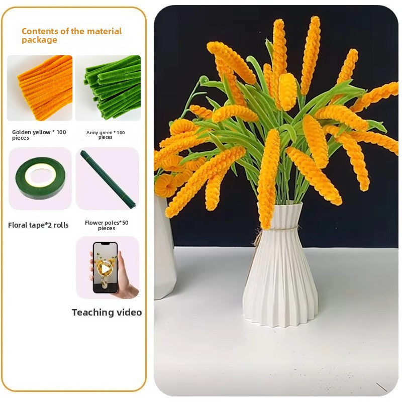 The "Everlasting Bloom" Plush Sculpture Collection