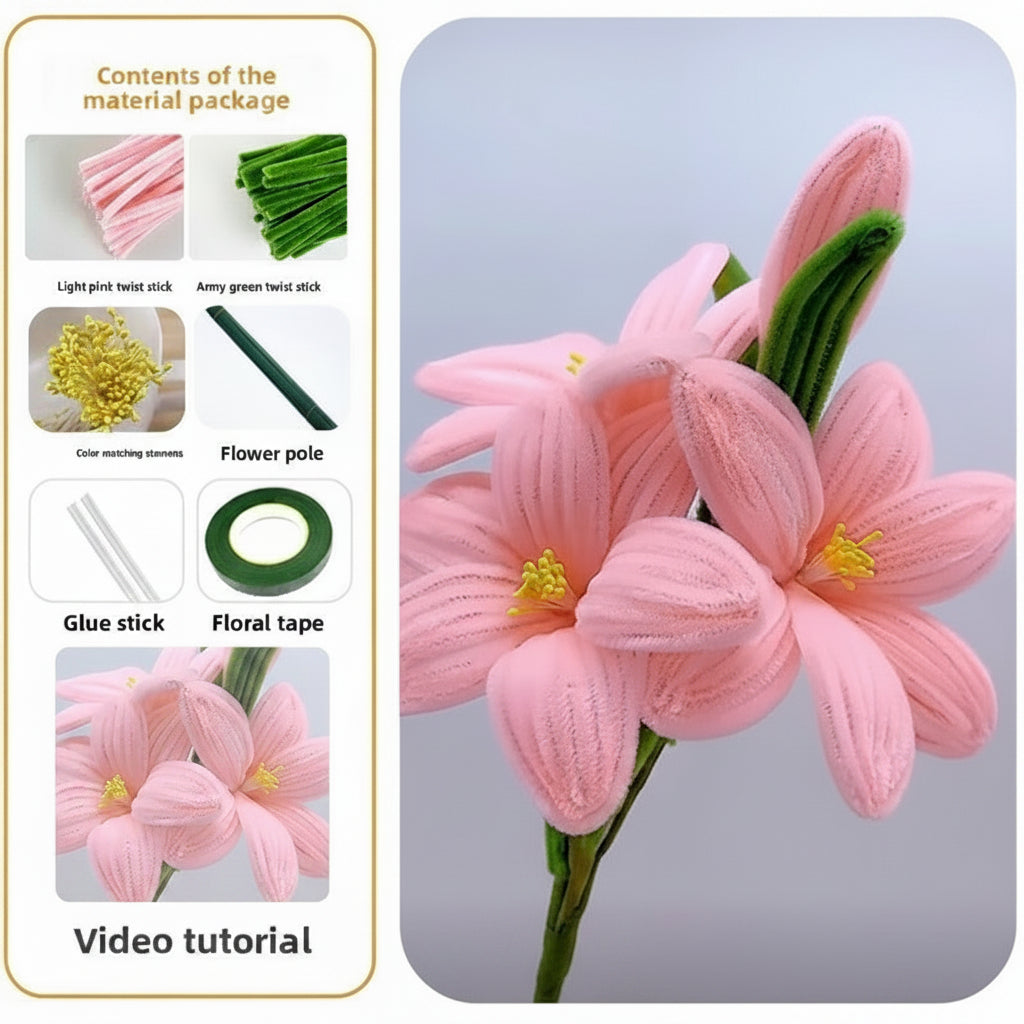 The "Everlasting Bloom" Plush Sculpture Collection