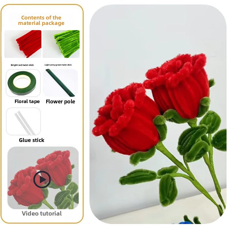 The "Everlasting Bloom" Plush Sculpture Collection