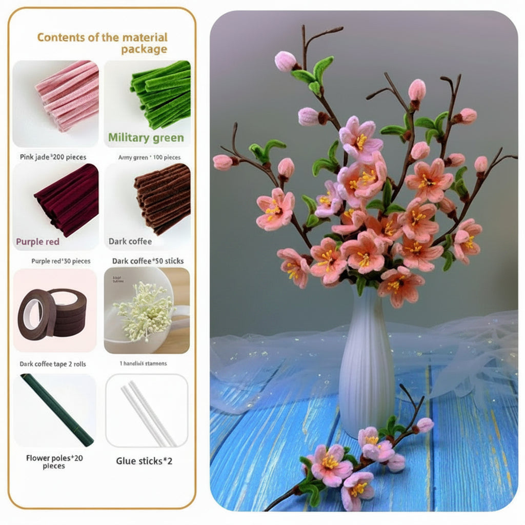 The "Everlasting Bloom" Plush Sculpture Collection