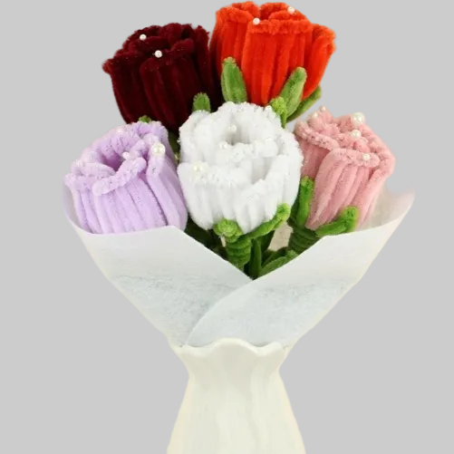 The "Everlasting Bloom" Plush Sculpture Collection
