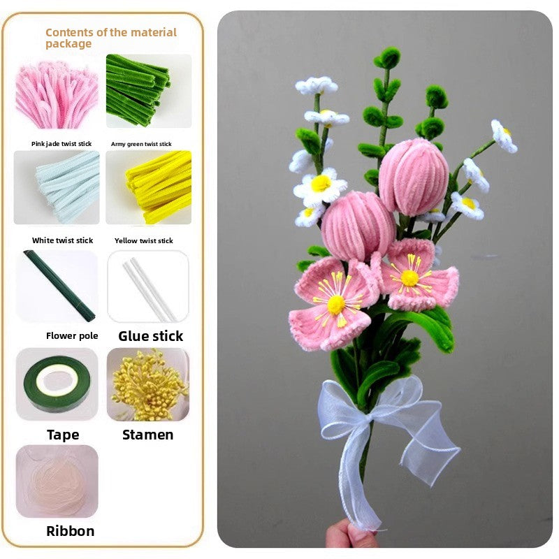 The "Everlasting Bloom" Plush Sculpture Collection